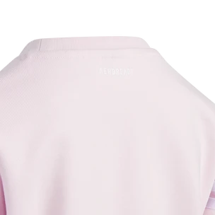 Detská mikina adidas  Graphic Crew Neck Clear Pink