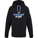 Detská mikina Babolat  Exercise Hood Sweat Jr Black 10 - 12 rokov