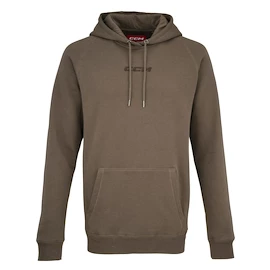 Detská mikina CCM Core Pullover Hoodie Major Brown