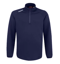 Detská mikina CCM LOCKER ROOM FLEECE 1/4 ZIP true navy