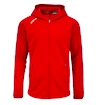Detská mikina CCM  LOCKER ROOM FLEECE FULL ZIP HOODIE Red S