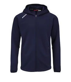 Detská mikina CCM LOCKER ROOM FLEECE FULL ZIP HOODIE true navy