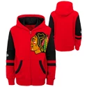 Detská mikina Outerstuff  FACEOFF FULL ZIP FLEECE HOODIE CHICAGO BLACKHAWKS