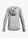 Detská mikina Under Armour  Rival Fleece LU FZ Hoodie-GRY