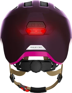 Detská prilba Abus Smiley 3.0 ACE LED royal purple S