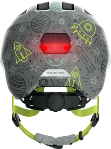 Detská prilba Abus Smiley 3.0 LED Grey space
