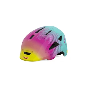 Detská prilba Giro Scamp  II MIPS Mat Teal/Pink Towers S