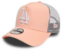 Detská šiltovka New Era 9Forty Trucker League Essential MLB Los Angeles Dodgers Pink/White