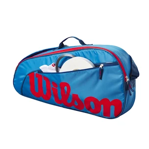 Detská taška na rakety Wilson  Junior 3 Pack Blue/Orange