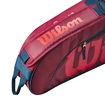 Detská taška na rakety Wilson  Junior 3 Pack Red/Infrared