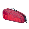 Detská taška na rakety Wilson  Junior 3 Pack Red/Infrared
