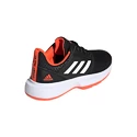 Detská tenisová obuv adidas  CourtJam xJ Black/White/Red