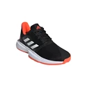 Detská tenisová obuv adidas  CourtJam xJ Black/White/Red