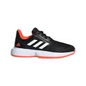 Detská tenisová obuv adidas  CourtJam xJ Black/White/Red