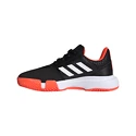 Detská tenisová obuv adidas  CourtJam xJ Black/White/Red