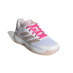 Detská tenisová obuv adidas  Ubersonic Kids Off White/Silver Metallic
