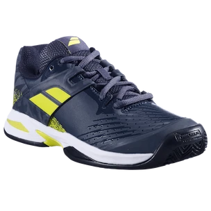Detská tenisová obuv Babolat Propulse Clay Junior Boy Grey/Aero