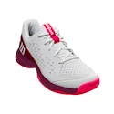 Detská tenisová obuv Wilson Rush Pro Jr L White/Beet Red