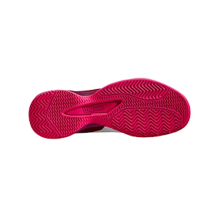 Detská tenisová obuv Wilson Rush Pro Jr L White/Beet Red