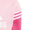 Detská tepláková súprava adidas  Badge Of Sport Bold Blue Fleece Light Pink