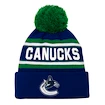 Detská zimná čiapka Jacquard Cuffed Knit With Pom NHL Vancouver Canucks