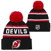 Detská zimná čiapka Outerstuff JACQUARD Cuffed Knit With Pom NHL New Jersey Devils