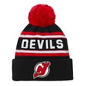 Detská zimná čiapka Outerstuff JACQUARD Cuffed Knit With Pom NHL New Jersey Devils