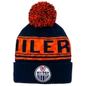 Detská zimná čiapka Outerstuff Pattern Jacquard Cuff Pom NHL Edmonton Oilers