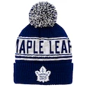 Detská zimná čiapka Outerstuff Pattern Jacquard Cuff Pom NHL Toronto Maple Leafs