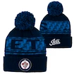 Detská zimná čiapka Outerstuff Pattern Jacquard Cuff Pom NHL Winnipeg Jets