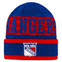 Detská zimná čiapka Outerstuff Puck Pattern Cuffed Knit NHL New York Rangers