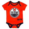 Detské body Outerstuff Triple Clapper NHL Edmonton Oilers 3 ks