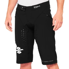 Detské cyklistické kraťasy 100% R-Core Youth Shorts Black