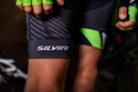 Detské cyklistické nohavice Silvini Team Black/Green