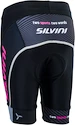 Detské cyklistické nohavice Silvini Team Black/Pink