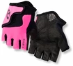 Detské cyklistické rukavice GIRO Bravo čierno-ružové