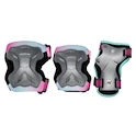 Detské inline chrániče Powerslide  Kids Pro Girls II Set Grey/Pink