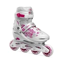 Detské kolieskové korčule Roces  Jokey 3.0 Girl White/Pink