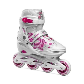 Detské kolieskové korčule Roces Jokey 3.0 Girl White/Pink