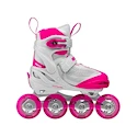 Detské kolieskové korčule Roces  Moody X Girl Tif White/Pink
