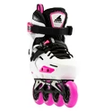 Detské kolieskové korčule Rollerblade  APEX G White/Pink