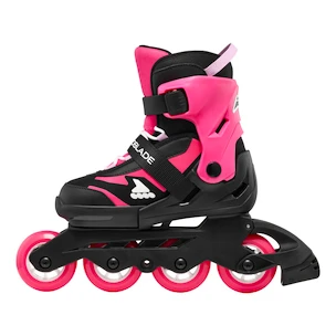 Detské kolieskové korčule Rollerblade  Microblade Combo Black/Pink  EUR 36,5-40,5