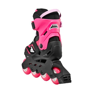 Detské kolieskové korčule Rollerblade  Microblade Combo Black/Pink  EUR 36,5-40,5