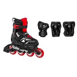 Detské kolieskové korčule Rollerblade Microblade Combo Black/Red