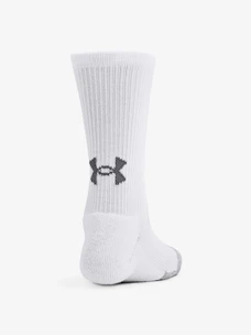 Detske ponožky Under Armour  3pk Crew Yth-WHT
