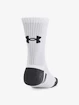 Detske ponožky Under Armour  Performance Cotton 3p Mid-WHT