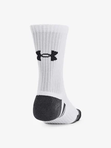 Detske ponožky Under Armour  Performance Cotton 3p Mid-WHT