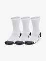 Detske ponožky Under Armour  Performance Cotton 3p Mid-WHT