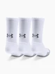 Detske ponožky Under Armour  Youth Crew-WHT