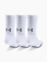 Detske ponožky Under Armour  Youth Crew-WHT
